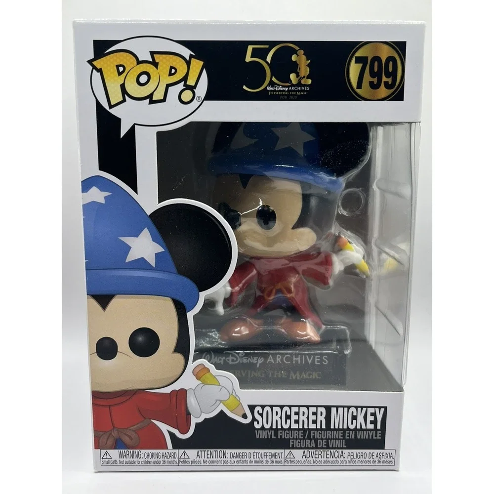 Sorcerer Mickey Mouse Disney 50th Anniversary Funko Pop #799 Preserving Magic
